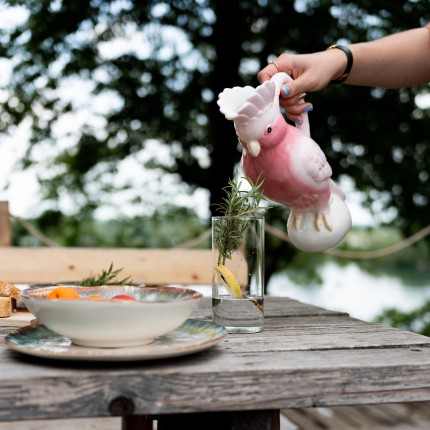 Verres hauts Electra argentés set de 6 Kare Design