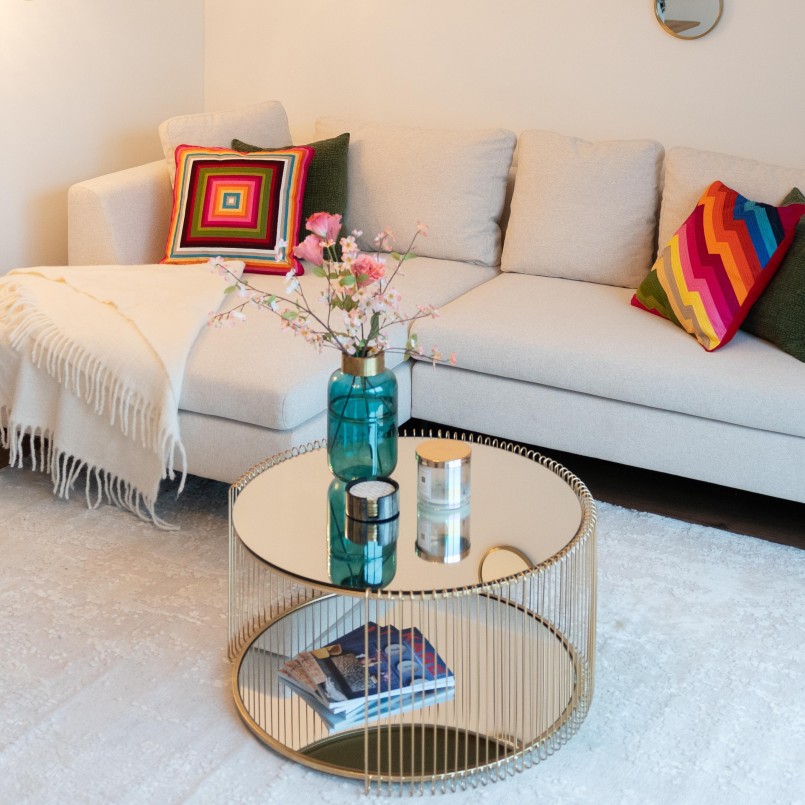 Beige hoekbank links - Gianna - Kare Design