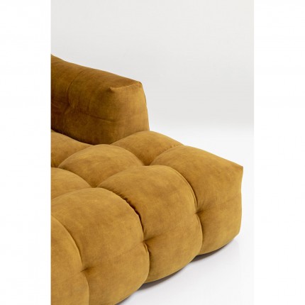 Corner Sofa Salamanca XL velvet ochre right Kare Design