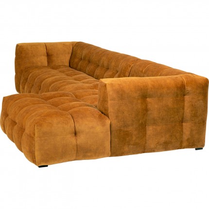 Corner Sofa Salamanca XL velvet ochre right Kare Design