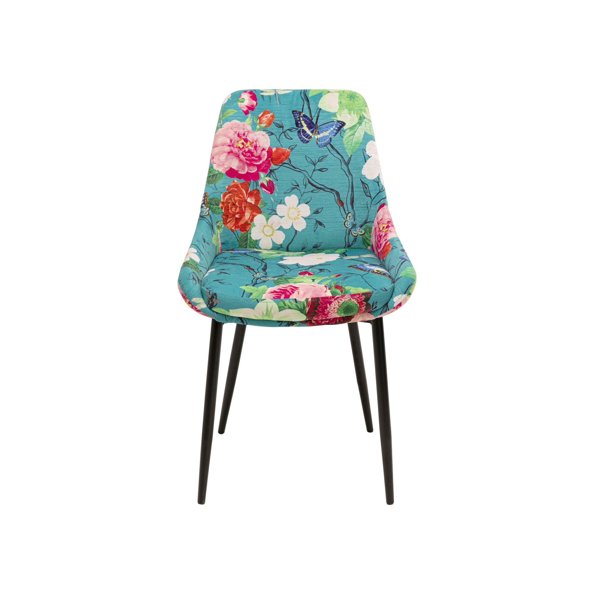 Stoel East Side Flower Fever blauw Kare Design