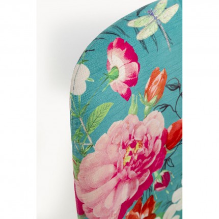 Chaise East Side Flower Fever bleue Kare Design