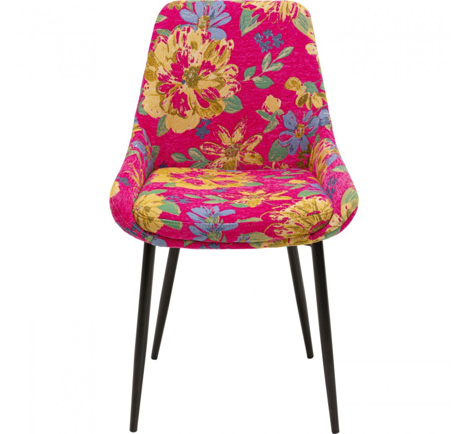 Chaise East Side Flower Fever rose Kare Design