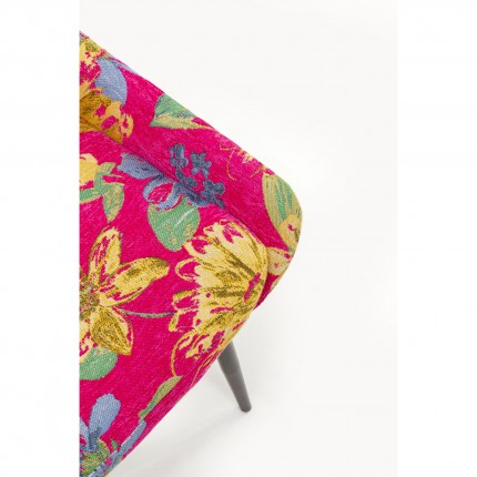 Chaise East Side Flower Fever rose Kare Design
