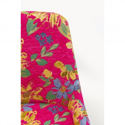 Stoel East Side Flower Fever roze Kare Design