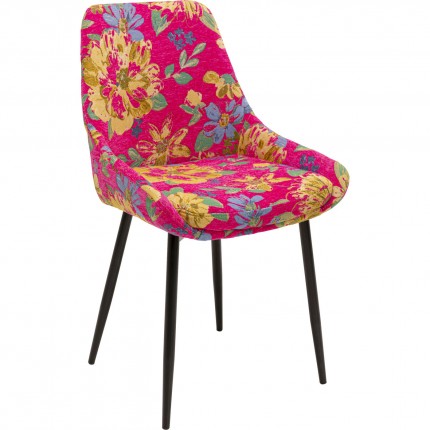 Chaise East Side Flower Fever rose Kare Design