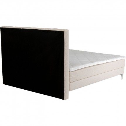 Bed boxspring Benito Comet beige Kare Design