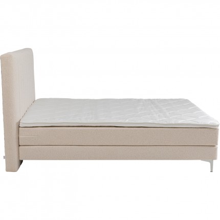 Bed boxspring Benito Comet beige Kare Design