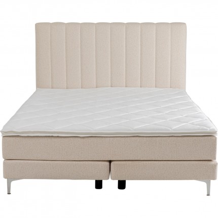 Bed boxspring Benito Comet beige Kare Design