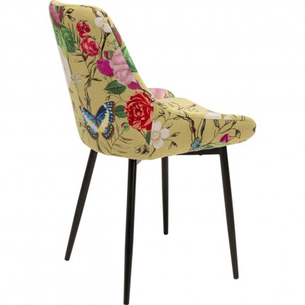 Chair East Side Flower Fever yellow Kare Design