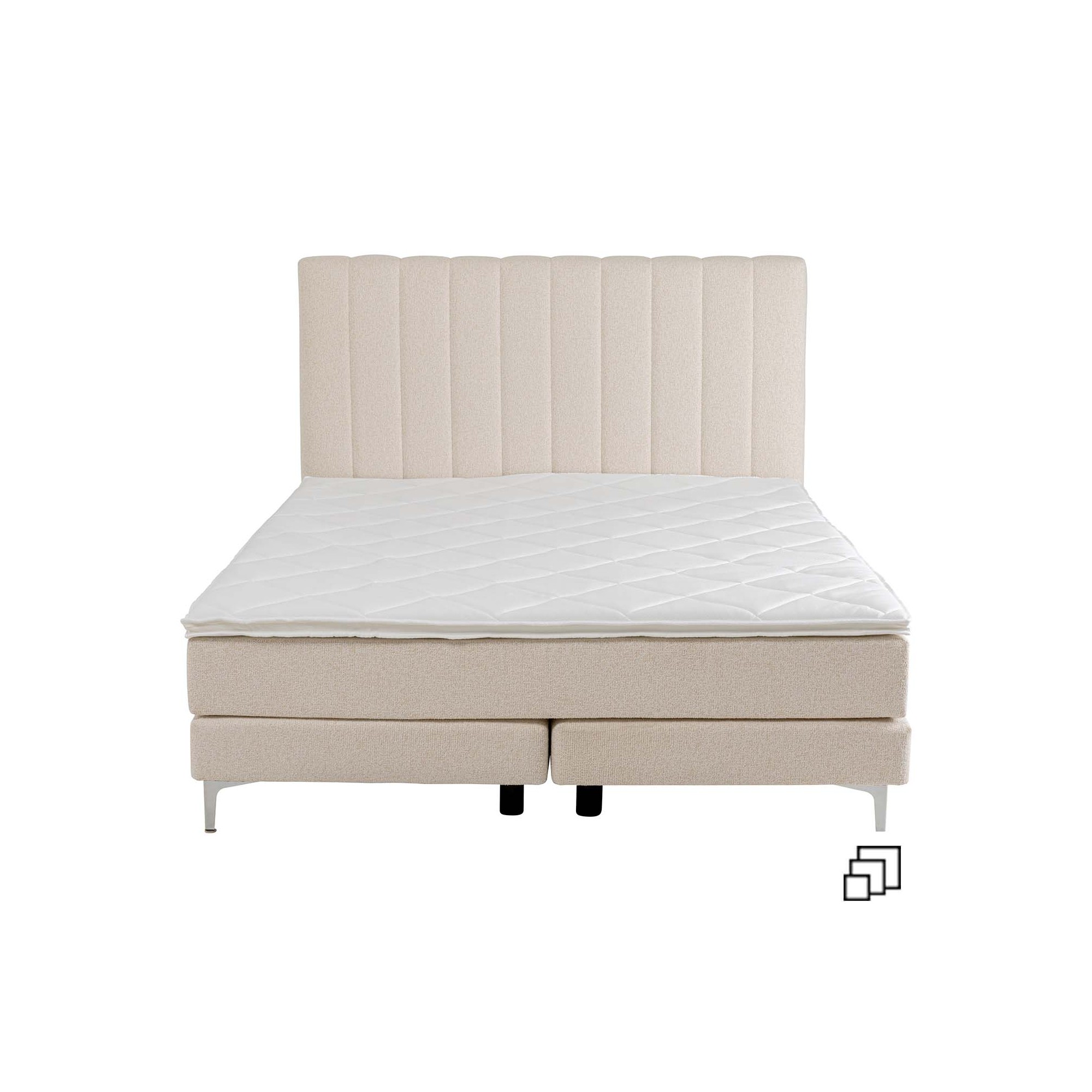 Lit boxspring Benito Comet beige Kare Design
