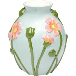 Vase Fleurs bleu clair 27cm