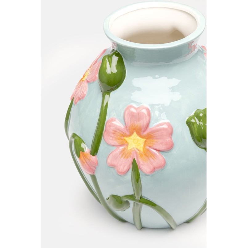 Vase Fleurs bleu clair 27cm