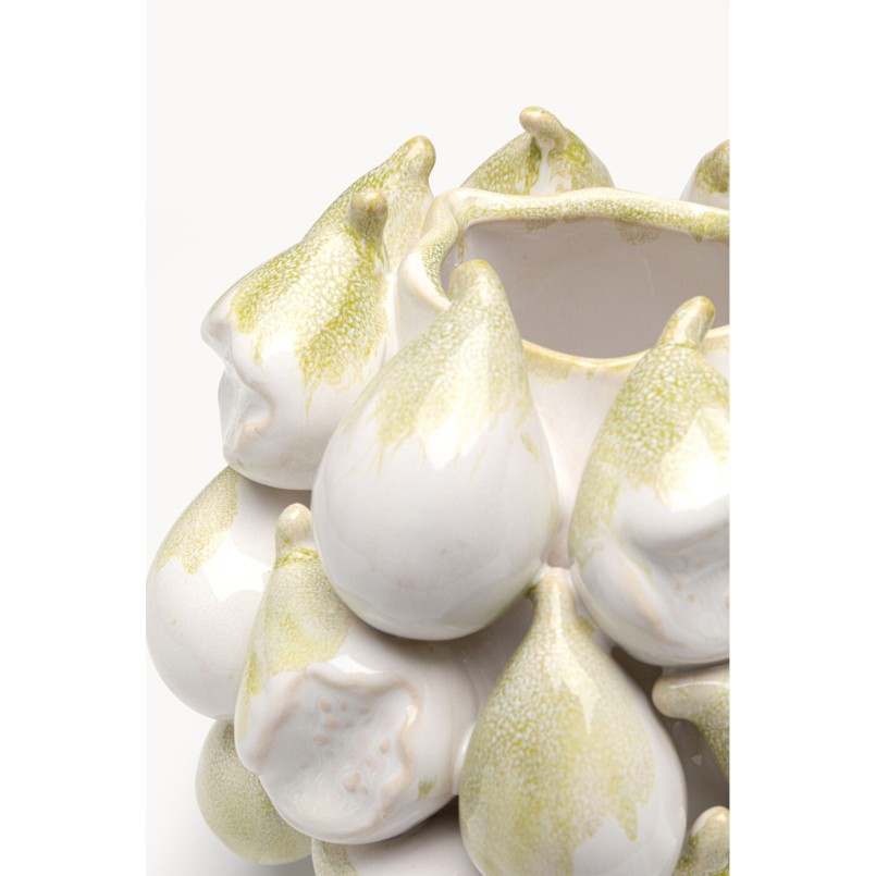 Stoneware green fig vase - Fichi - Kare Design