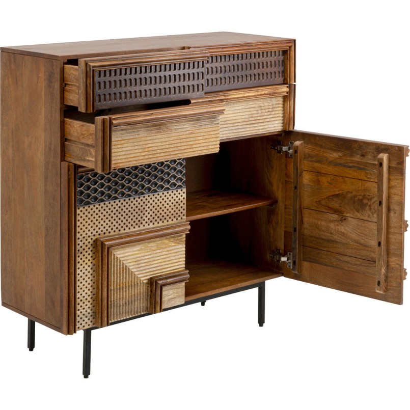 Buffet haut en bois ethnique - Gino - Kare Design