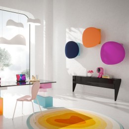 Console murale moderne noire - High Heel - Kare Design