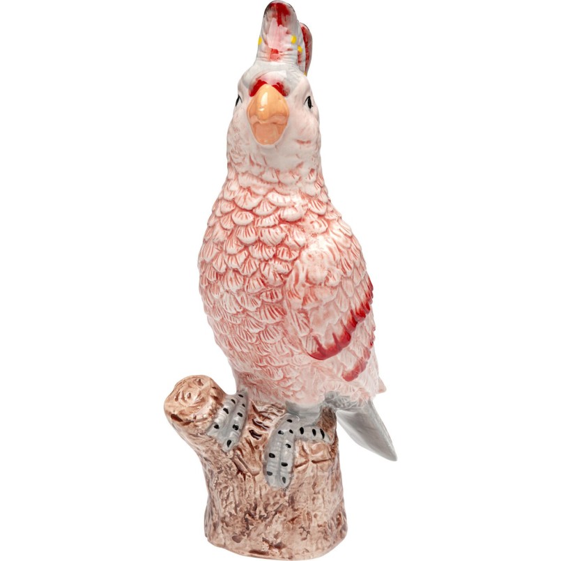Figurine décorative Papagayo fuchsia 33cm