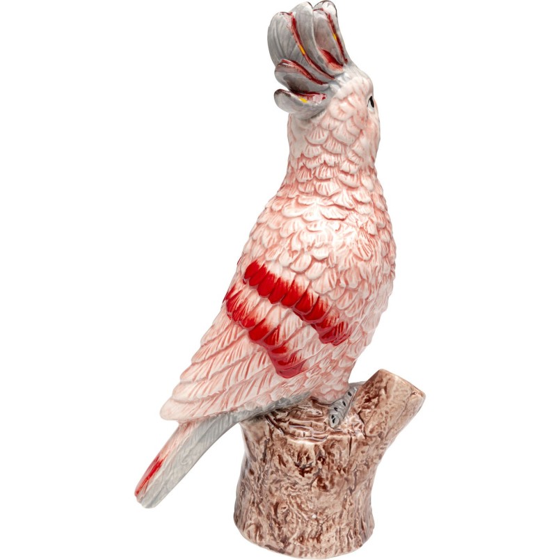 Figurine décorative Papagayo fuchsia 33cm