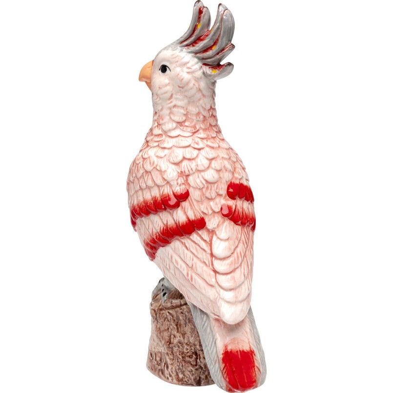 Figurine décorative Papagayo fuchsia 33cm