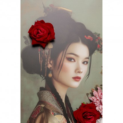 Tableau femme en kimono 84x124cm Kare Design