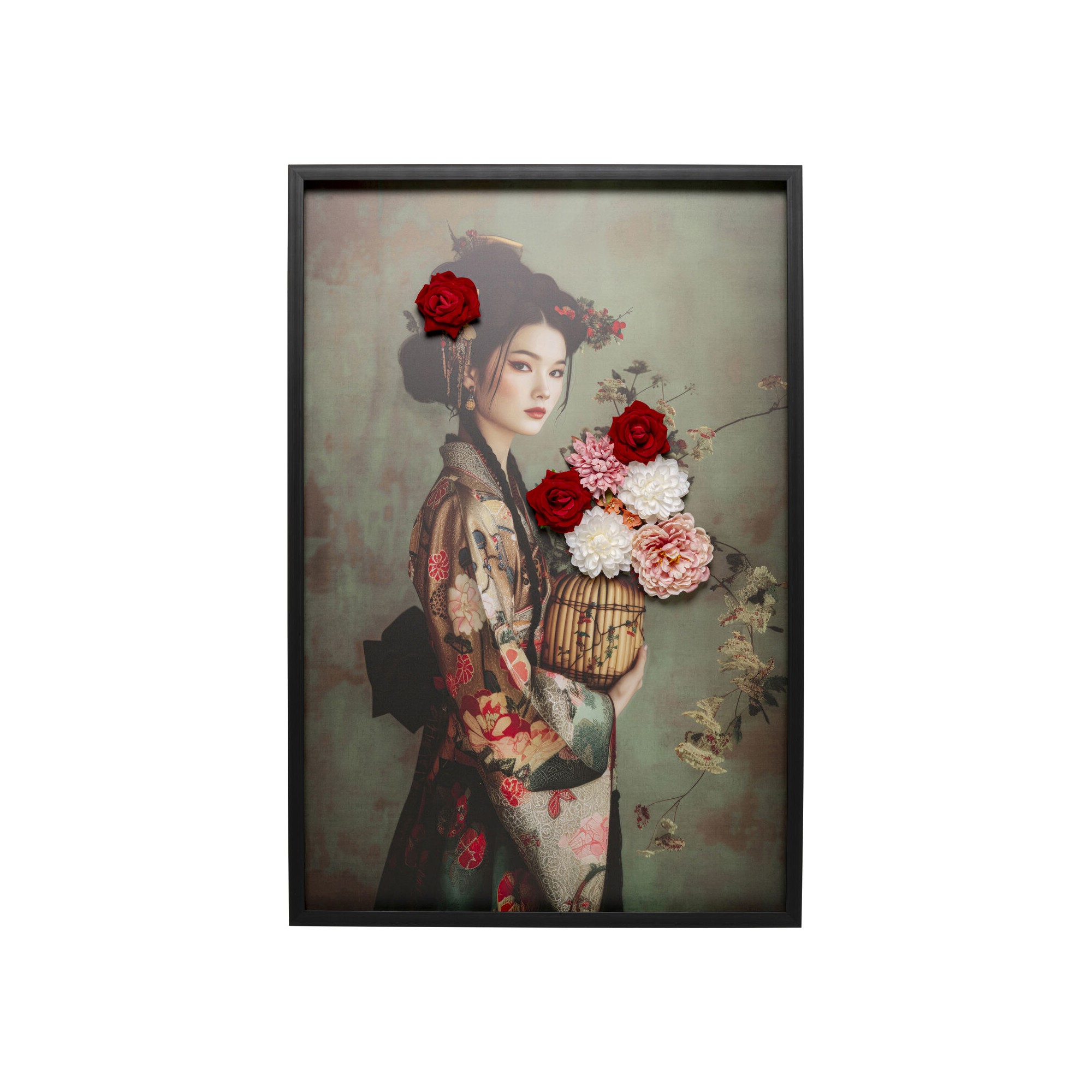 Tableau sur toile Kimono Girl 84x124cm