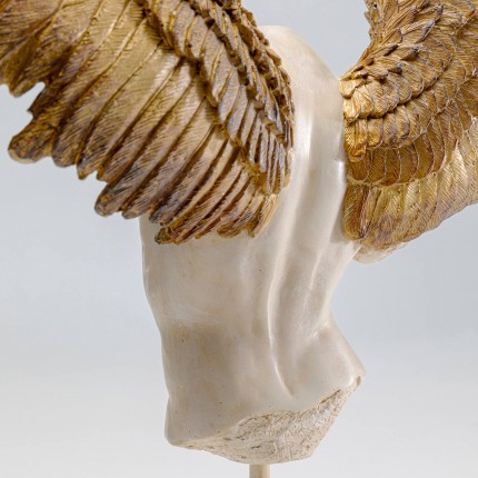 Deco bust man wings bronze Kare Design