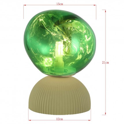 Table Lamp Magic Ball 21cm green Kare Design