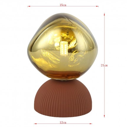 Table Lamp Magic Ball 21cm gold Kare Design