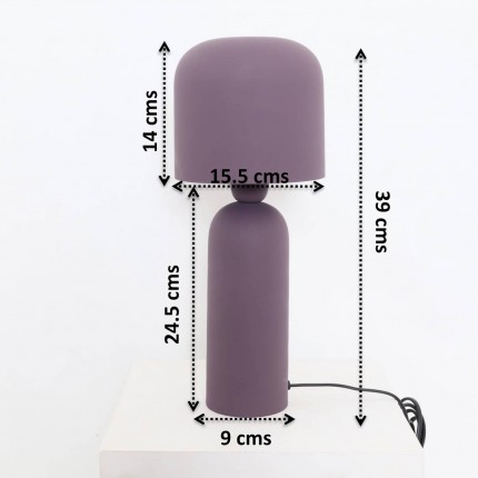 Lampe Maya violette Kare Design