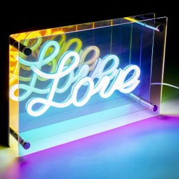 Lampe lettres LOVE en LED - Kare Design