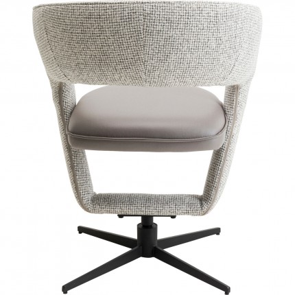 Swivel Chair Spacey grey Kare Design