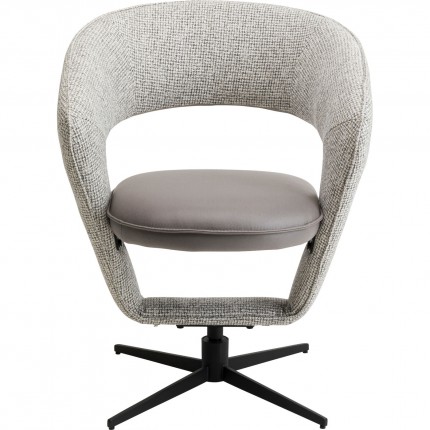 Swivel Chair Spacey grey Kare Design