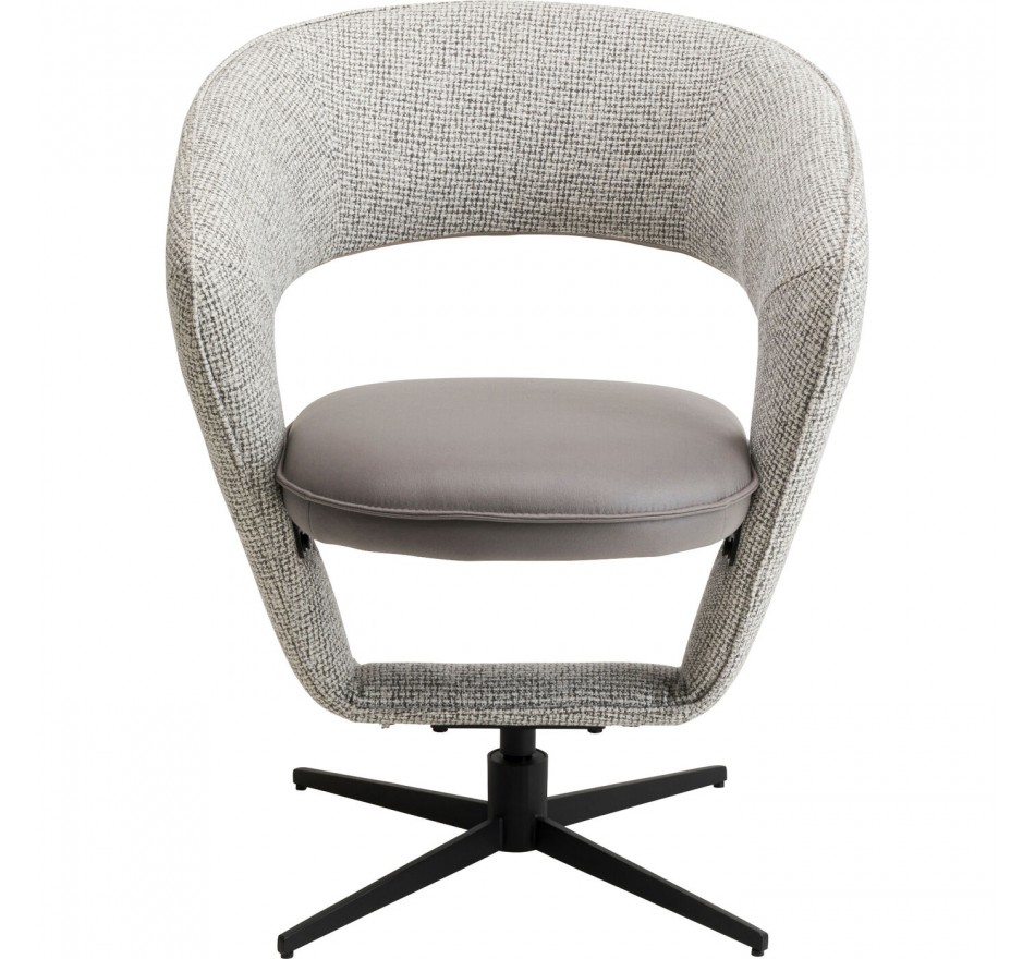 Swivel Chair Spacey grey Kare Design
