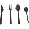 Couverts Adella Shiny noir (16/pcs.)