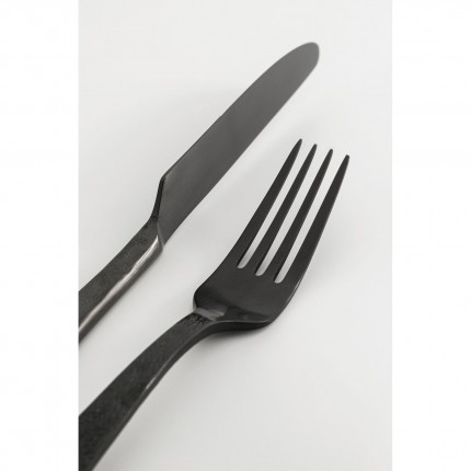 Cutlery Alana anthracite (16-part) Kare Design