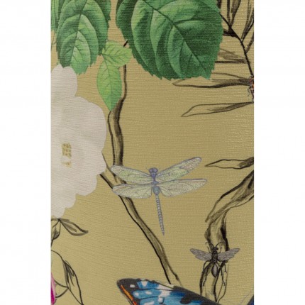 Stool Flower Fever Ø39cm yellow Kare Design