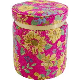 Tabouret Flower Fever pink Ø39cm