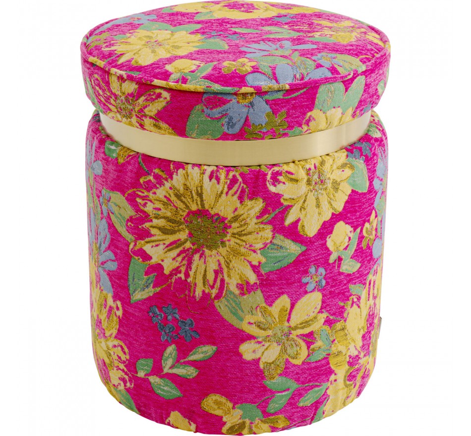 Kruk Flower Fever Ø39cm roze Kare Design