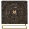 Buffet noir en bois sculpté - Madeira - Kare Design