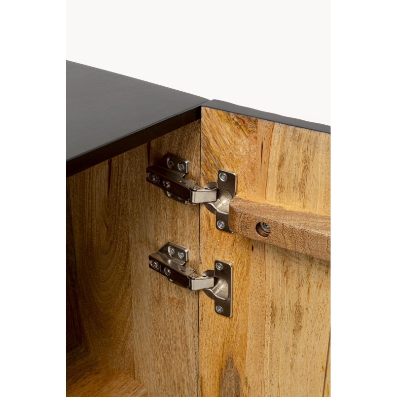 Buffet noir en bois sculpté - Madeira - Kare Design