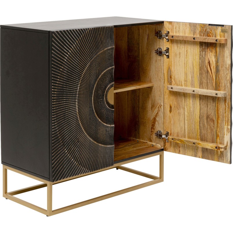 Buffet noir en bois sculpté - Madeira - Kare Design