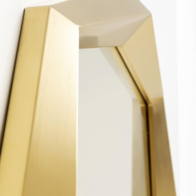 Miroir octogonal doré - Octagon - Kare Design