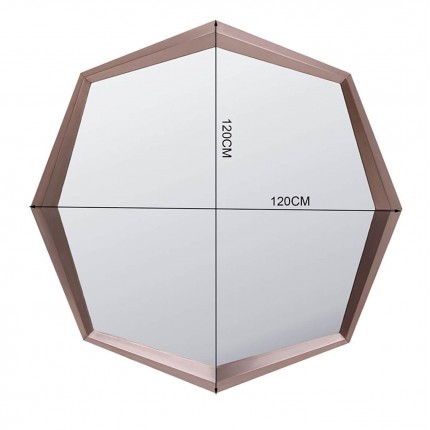 Spiegel Octagon 120x120cm coffee Kare Design
