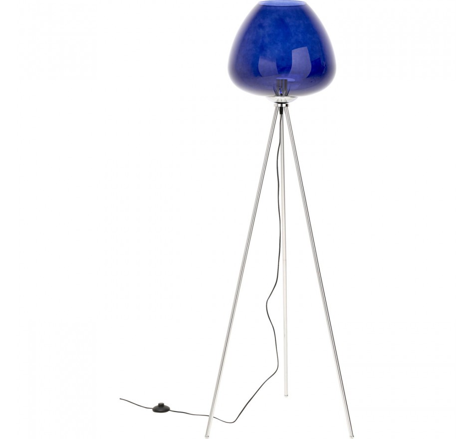 Vloerlamp Sphere 146cm blauw Kare Design