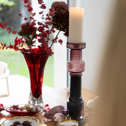 Candle Holder Marvelous Duo Pink Grey 49cm Kare Design