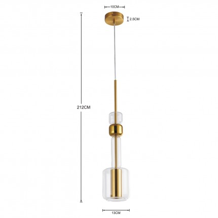 Pendant Lamp Candy Bar 13cm gold Kare Design