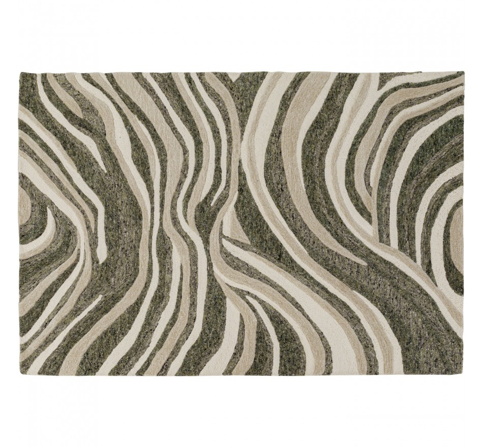 Tapis Shape Wave Kare Design