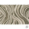 Tapis motif fluide vert et beige - Shape Wave - Kare Design
