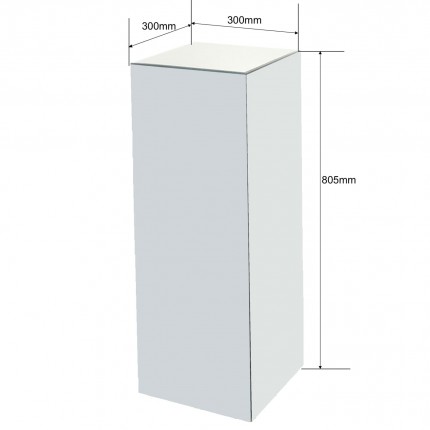 Bijzettafel Luxury 80cm zilver Kare Design