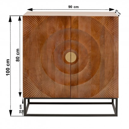 Buffet Madeira 2 portes nature Kare Design